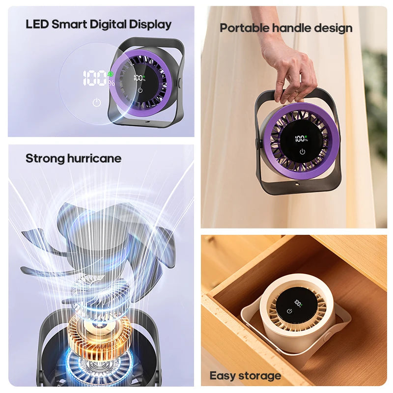 Portable Rechargeable Mini Cooling Fan